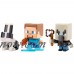 Minecraft Build-A-Mini 3-Pack Pack Steve W/Frostwalker Boots, Vindicator, Toast   567078281